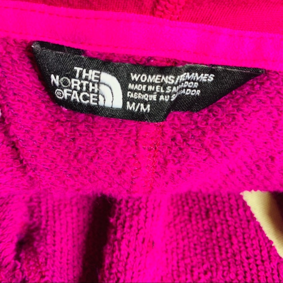 The North Face Purple Pullover Hoodie MEDIUM High Low Hem - Picture 7 of 8